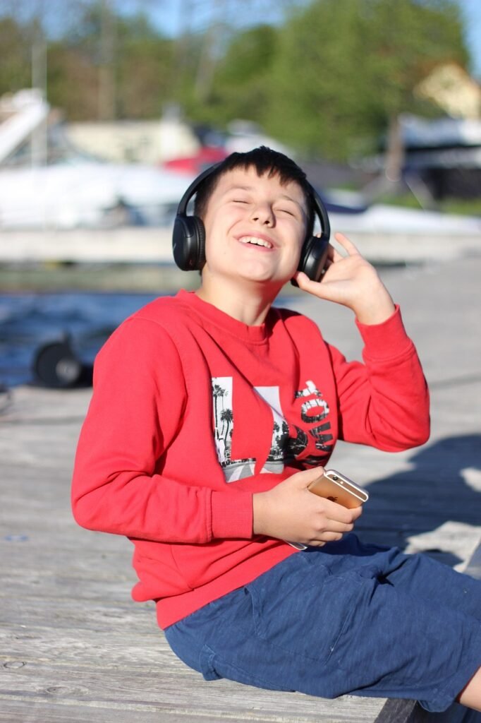 boy, to listen, music, sound, headphones, entertainment, children, headphones, headphones, headphones, headphones, headphones